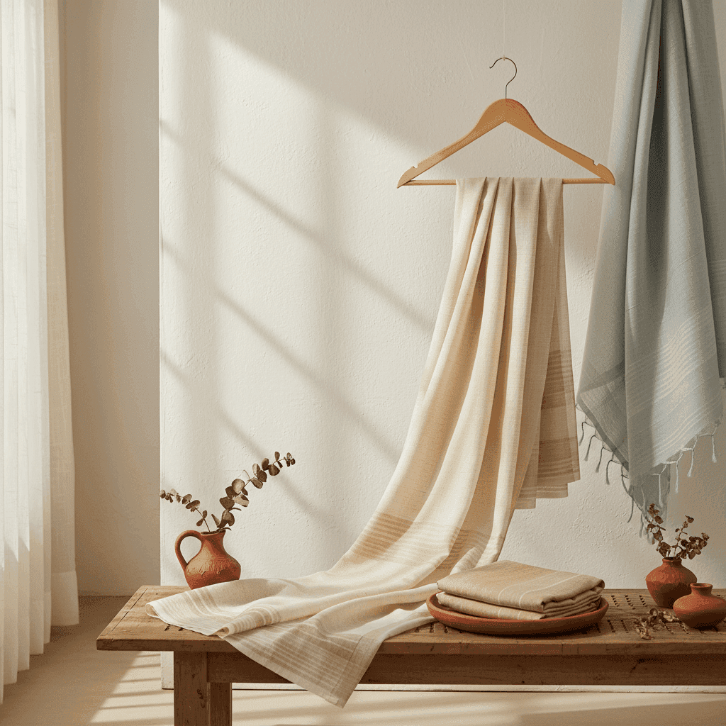 Elegant Linen Sarees